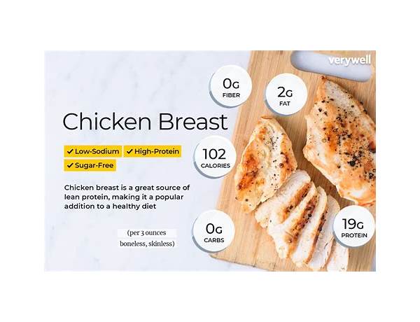 Boneless chicken breast food facts