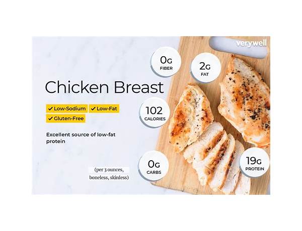 Boneless skinless chicken breast food facts