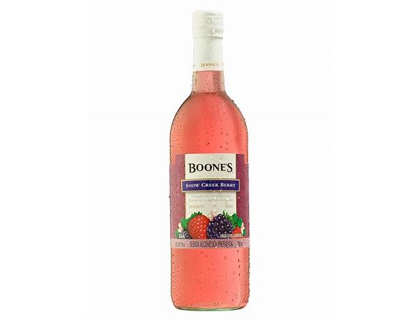 Boone’s snow creek berry nutrition facts