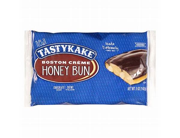 Boston creme honey bun food facts