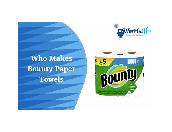 Bounty paper towels food facts