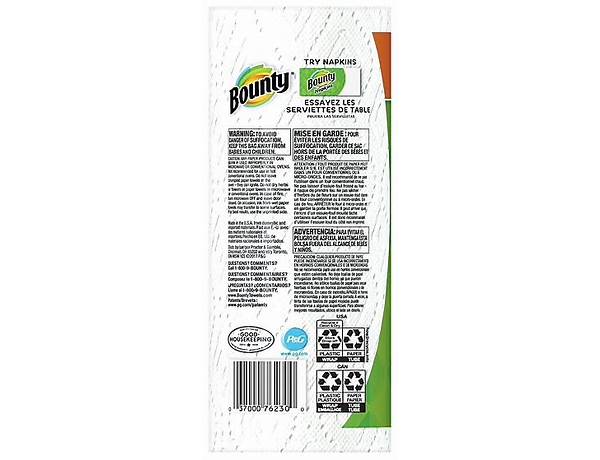 Bounty paper towels ingredients