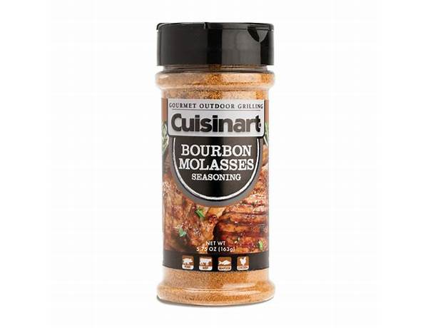 Bourbon molasses seasoning food facts