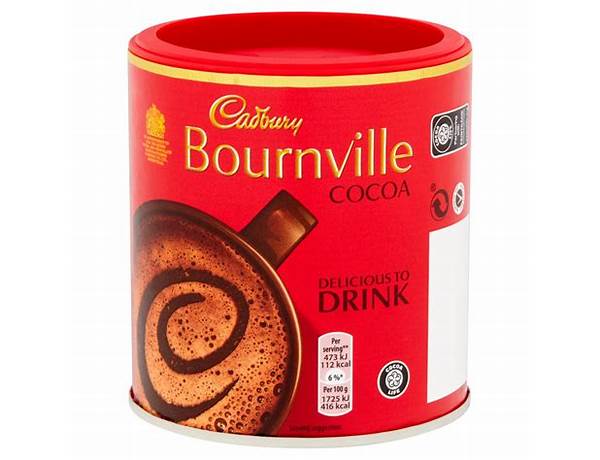 Bournville cocoa food facts