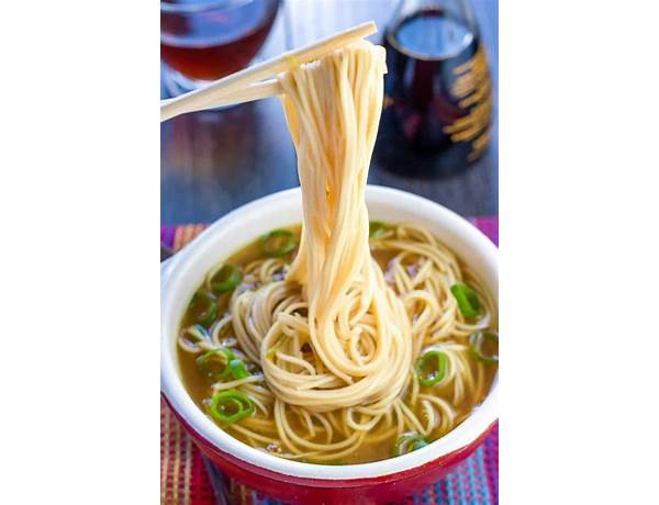 Bowl noodle soup food facts