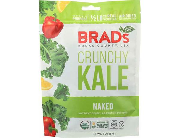 Brads raw kale crnchy naked food facts