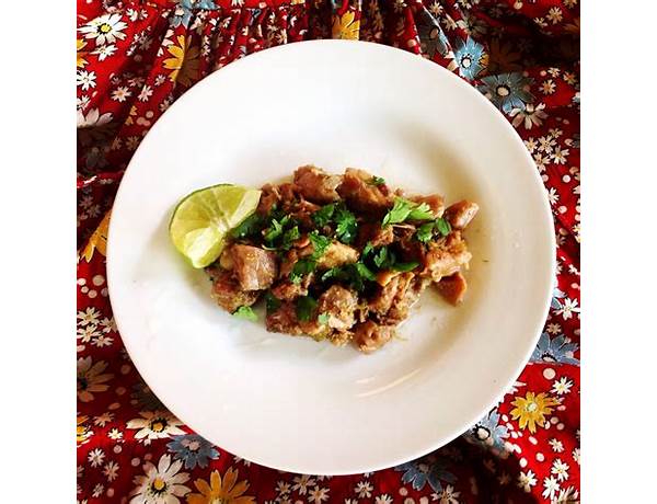 Braised pork with hatch chile food facts