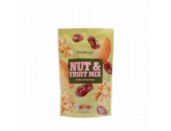 Brandburys nut and fruit mix ingredients