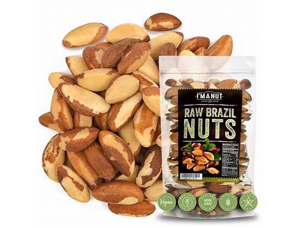 Brazil nuts raw ingredients