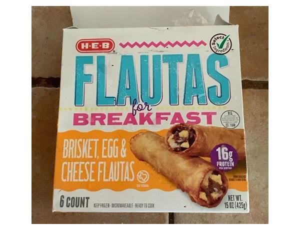 Breakfast flautas food facts