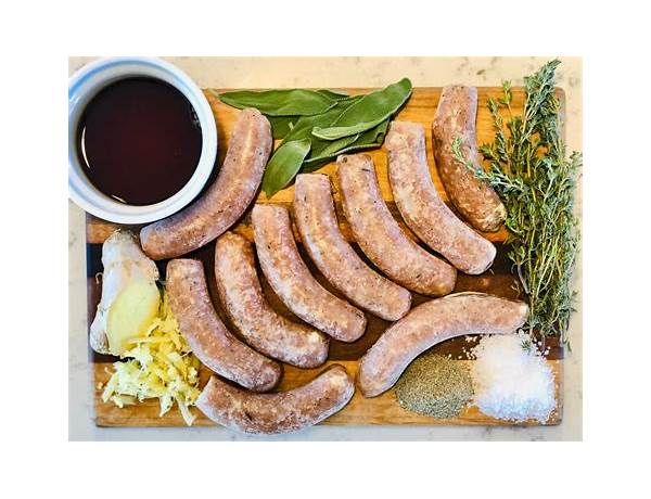 Breakfast links woth maple flavor pork sausage food facts