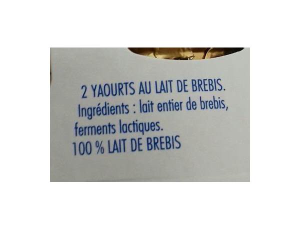 Brebis frais ingredients