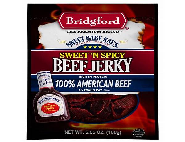 Bridgford, sweet 'n spicy beef jerky ingredients