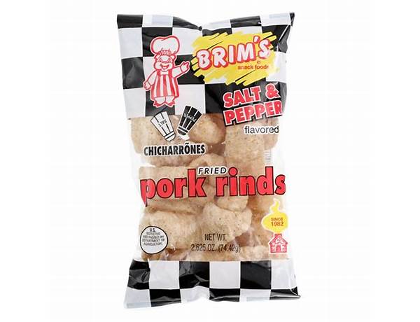 Brim's fried pork rinds ingredients