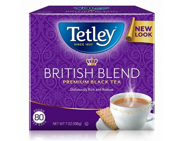 British blend premium black tea, british blend ingredients