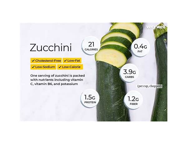 British courgettes nutrition facts