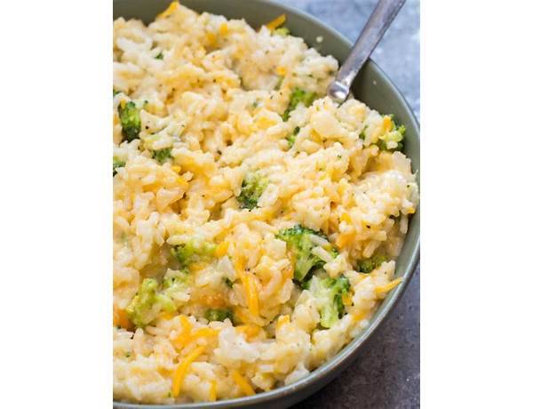 Broccoli cheddar rice food facts