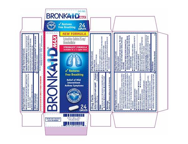 Bronkaid nutrition facts