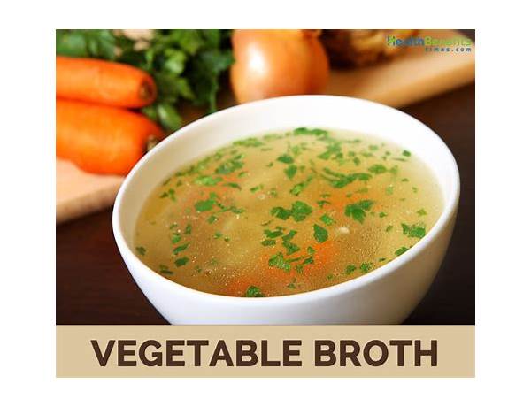 Broth vegetable food facts
