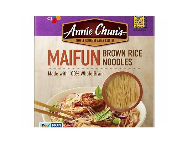 Brown rice noodles food facts