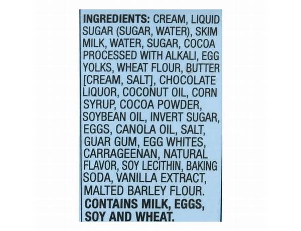 Brownie batter ice cream nutrition facts