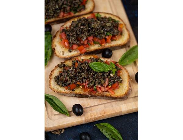 Bruschetta artichoke tapenade food facts