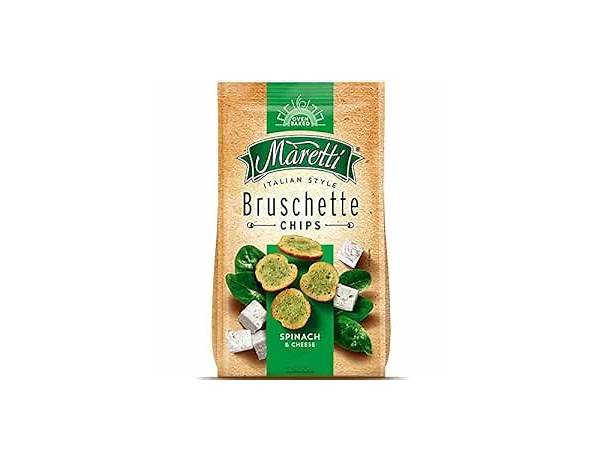 Bruschette chips spinach & cheese food facts