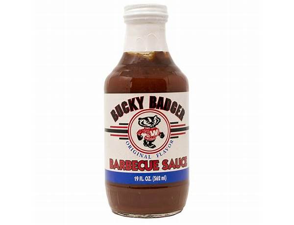 Bucky badger bbq sauce food facts