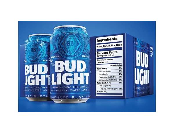 Bud light - food facts