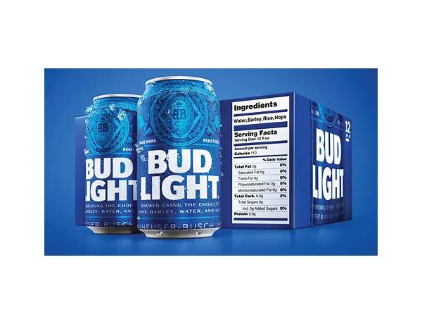 Budlight food facts