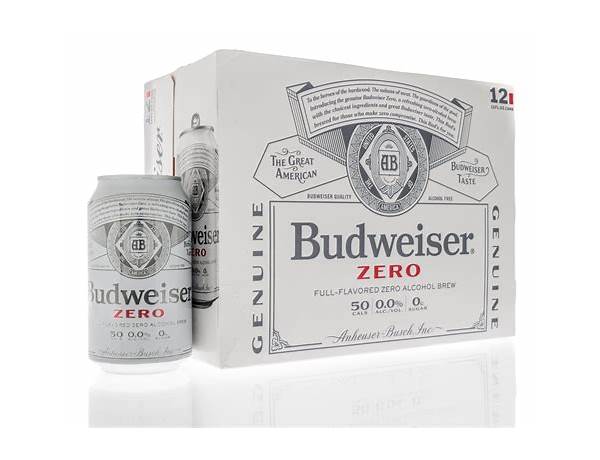 Budweiser zero food facts