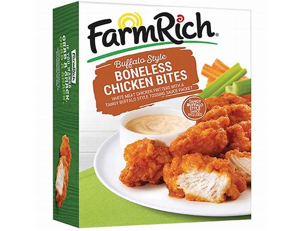 Buffalo boneless chicken bites food facts