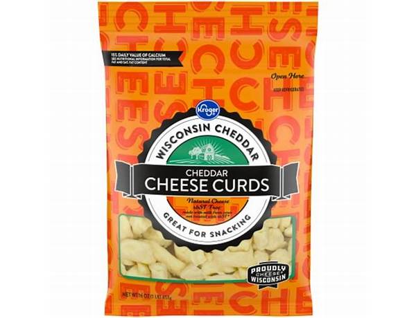 Buffalo white cheddar cheese curds food facts
