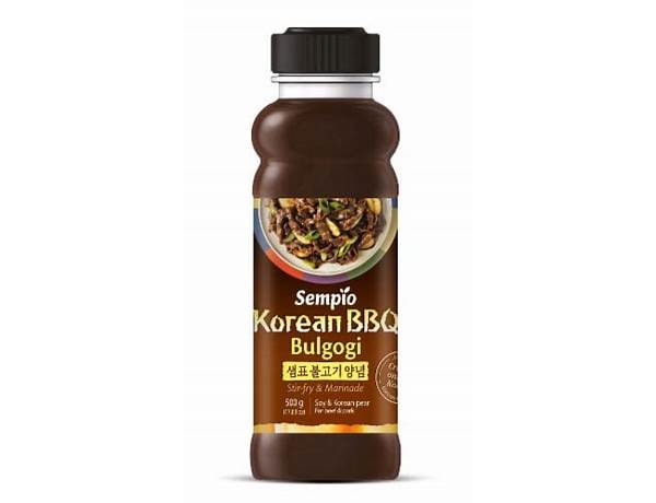 Bulgogi sauce nutrition facts