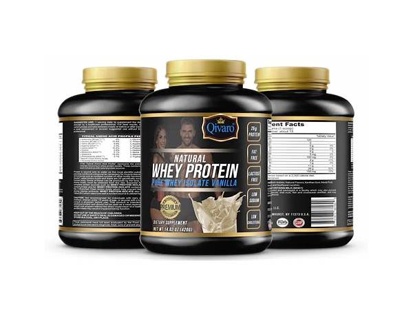 Bulk pure whey isolate nature food facts
