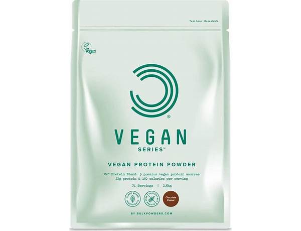 Bulk vegan protein powder choco peanut ingredients