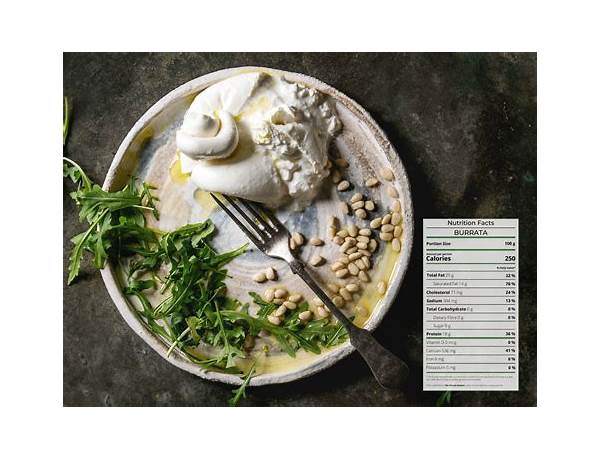 Burrata nutrition facts