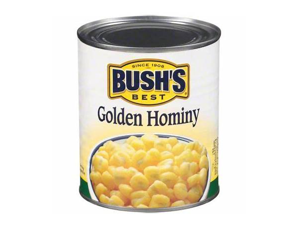 Bush's golden hominy  30 oz food facts