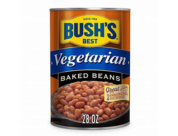 Bush's vegetarian baked beans food facts