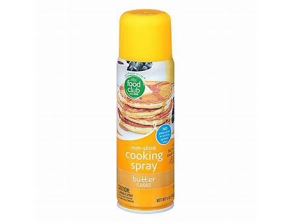 Butter-it butter flavored cooking spray food facts