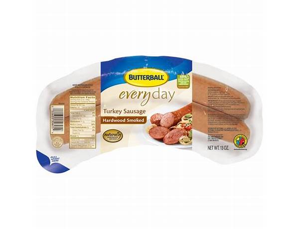 Butterball, everyday turkey sausage food facts