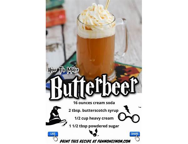 Butterbeer harry potter food facts