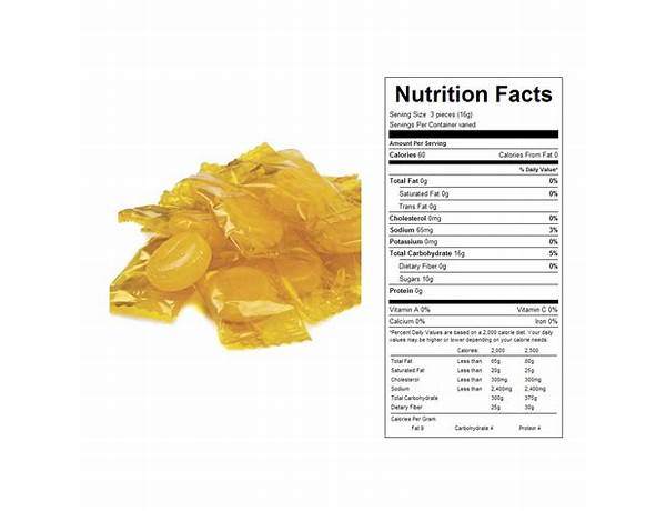 Butterscotch food facts