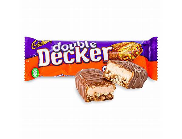 Cadbury double decker chocolate bar food facts