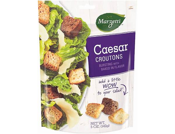 Caesar croutons food facts