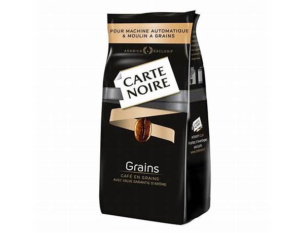 Café expresso en grains ingredients