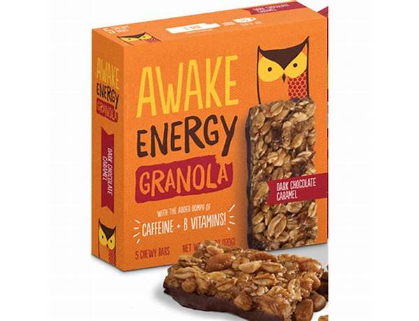 Caffeinated energy bars ingredients