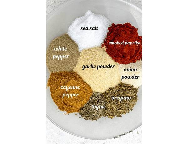 Cajun seasoning ingredients