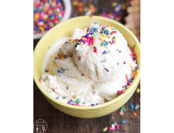 Cake batter ice cream ingredients