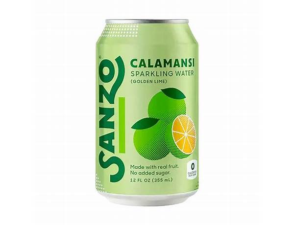 Calamansi sparkling water food facts